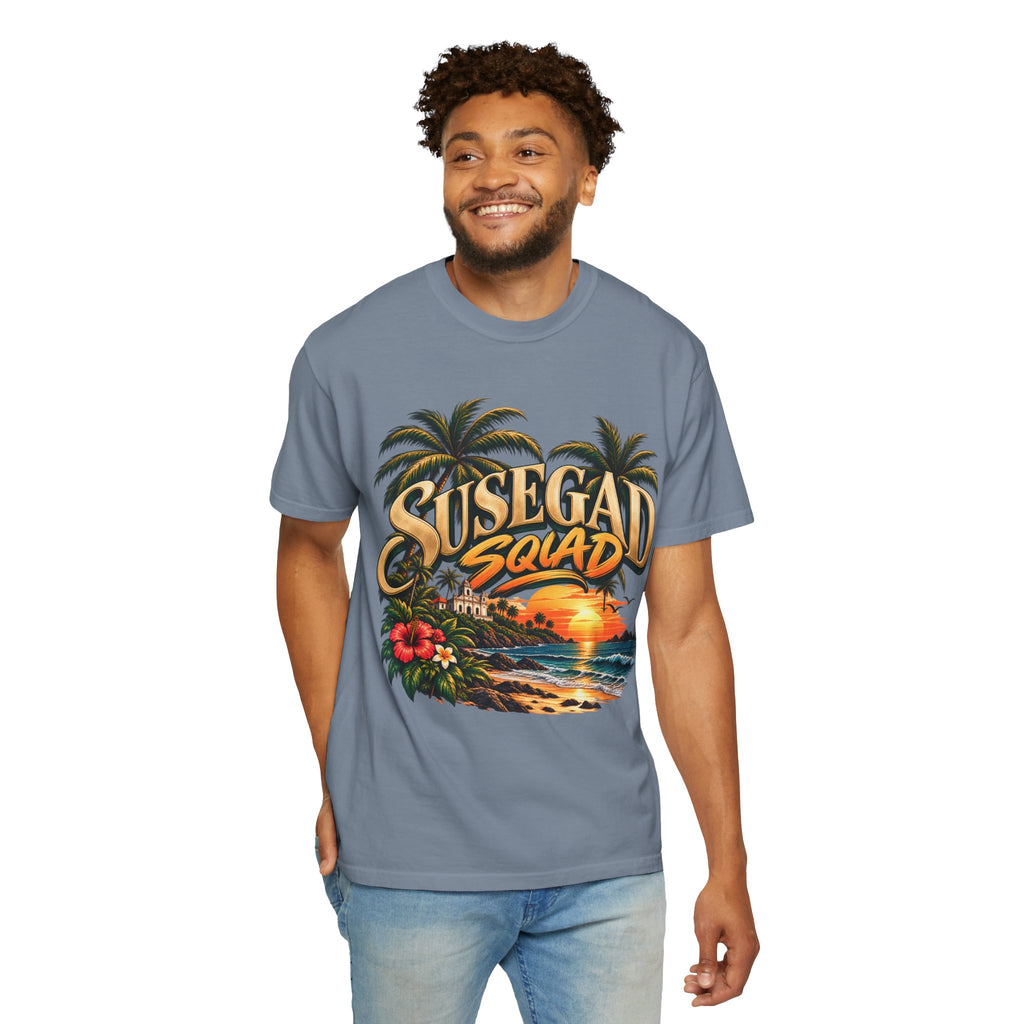Susegad Squad Sunset Garment-Dyed T-Shirt