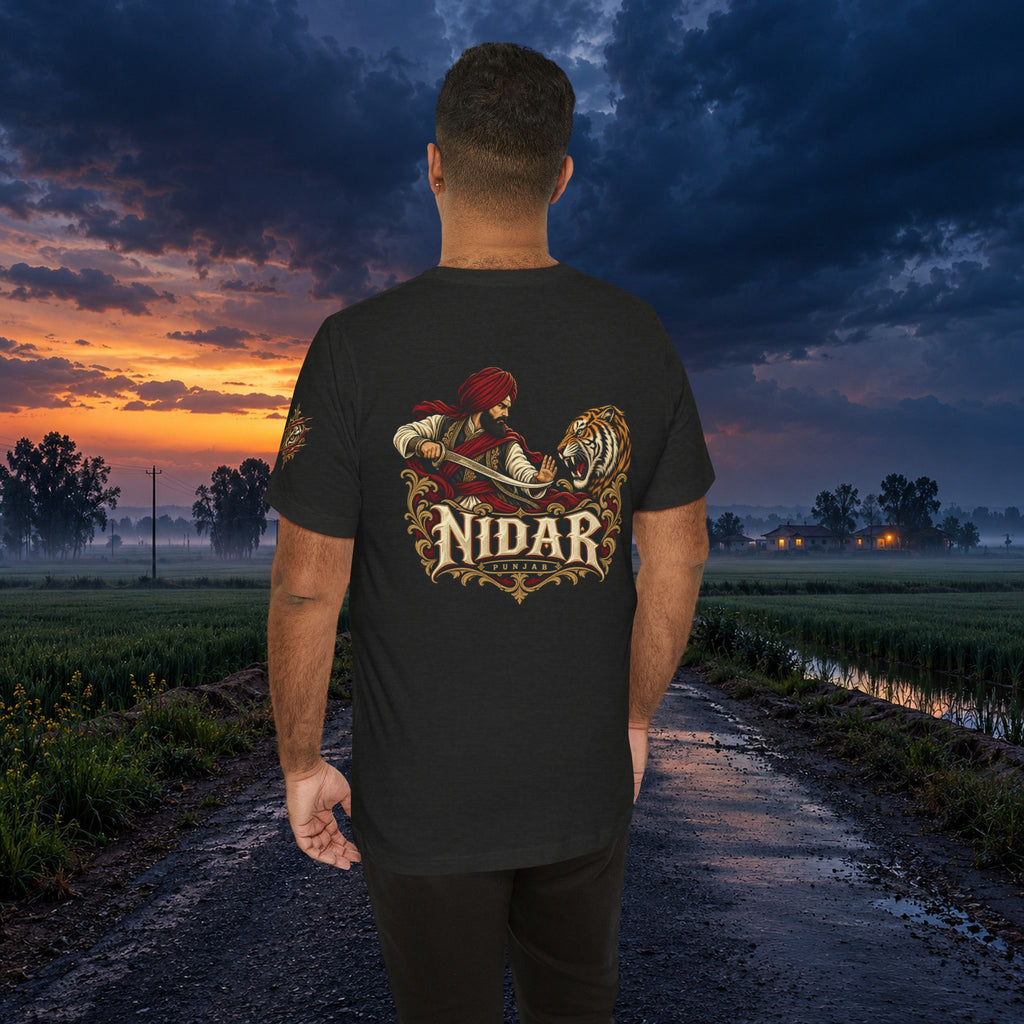 Nidar Viking Tiger Graphic T-Shirt