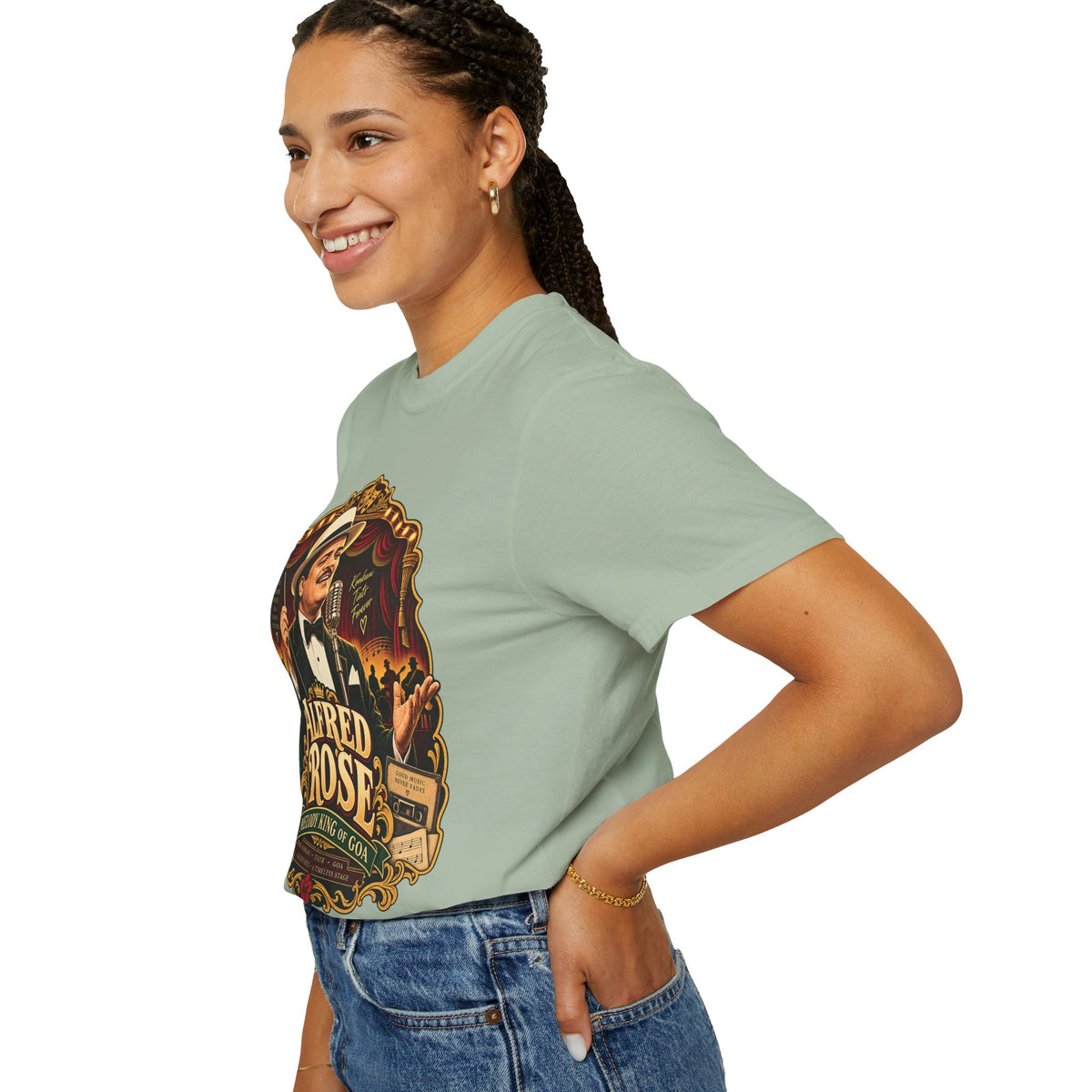 Alfred Rose Vintage Goan Music Graphic T-Shirt