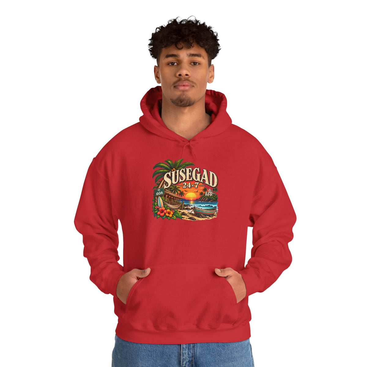 Susegad 24x7 Tropical Sunset Hoodie