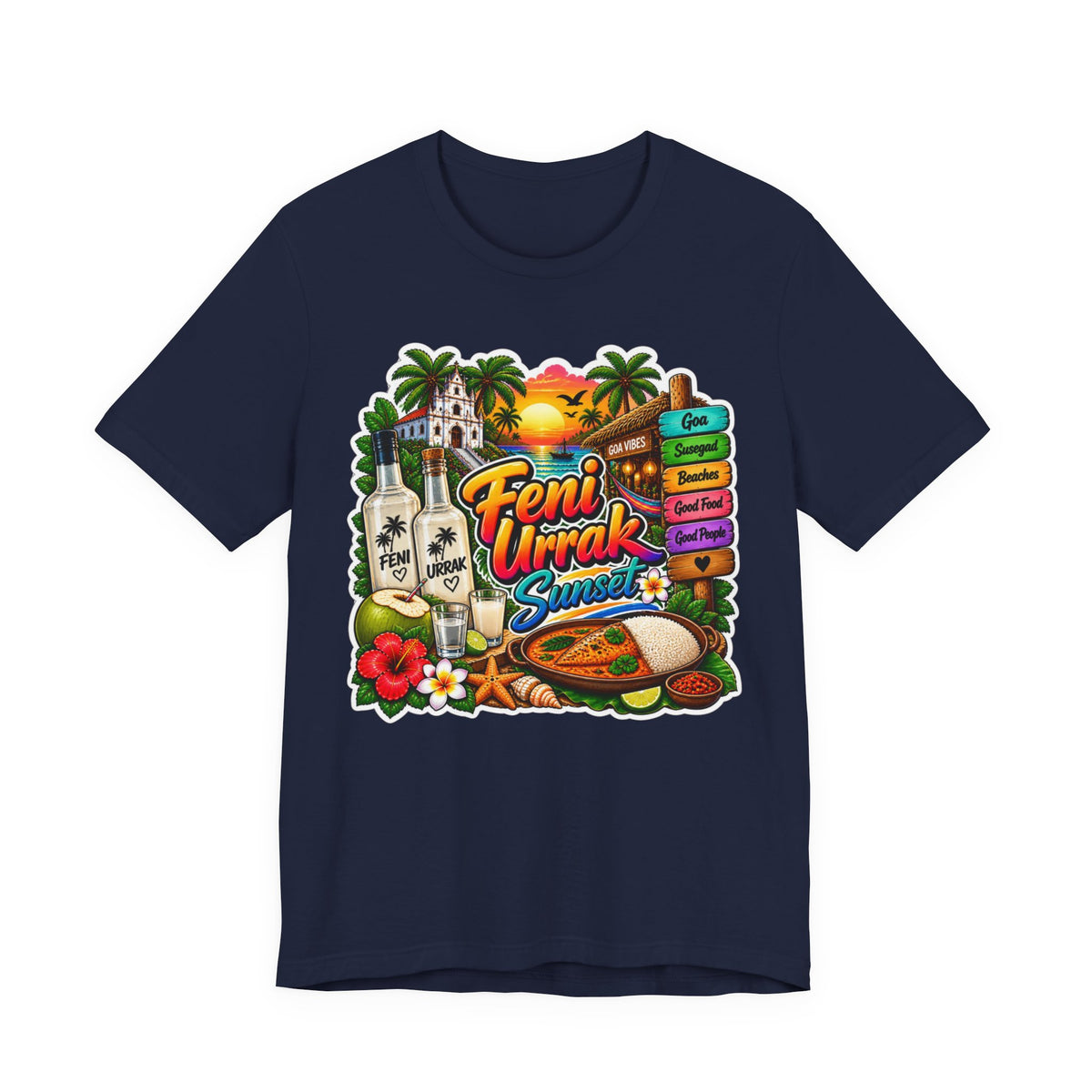 Feni Urrak Goan Drink Graphic Jersey T-Shirt — existing garment photograph 9 showing this design