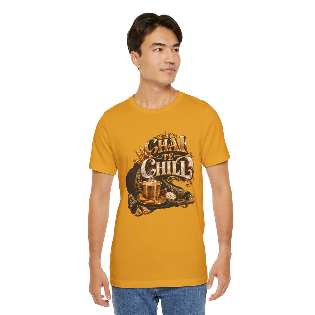 Chai Te Chilli T-Shirt — Vintage Indian Tea Design