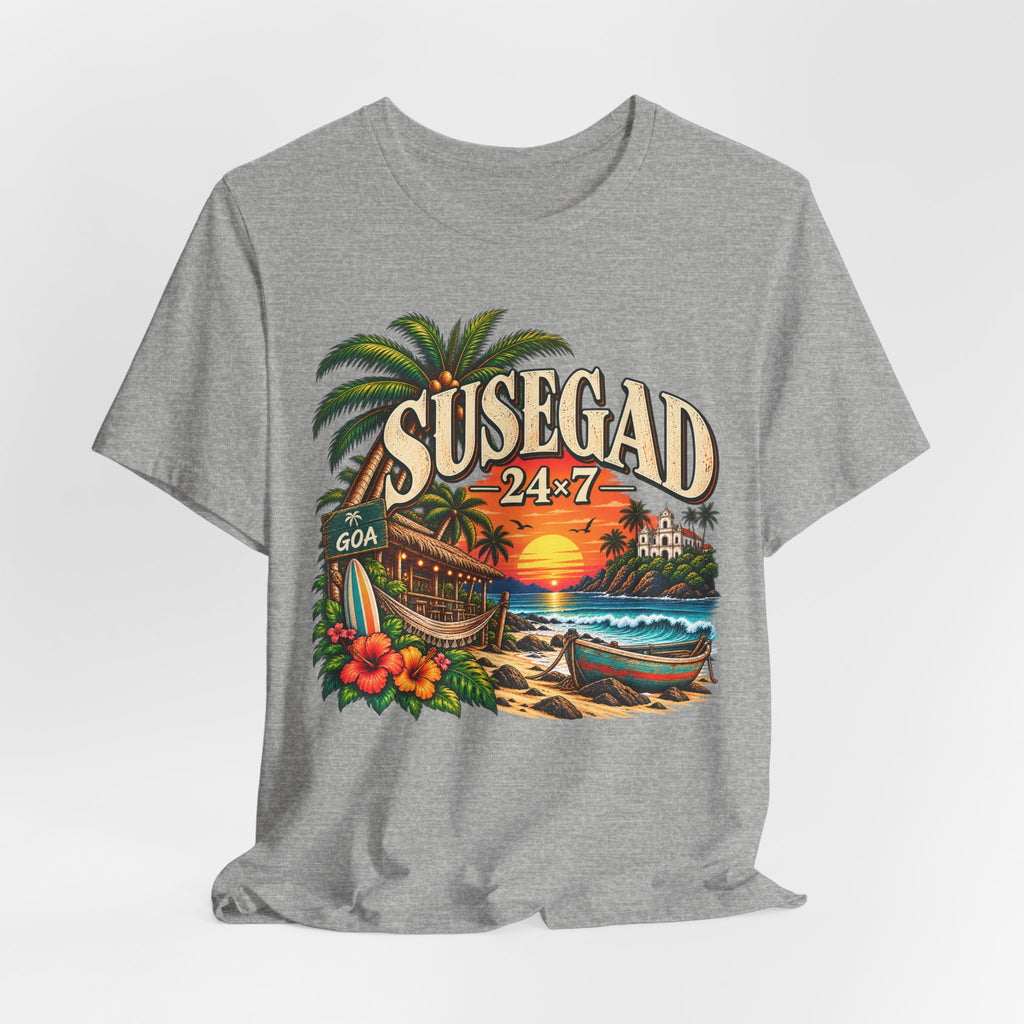 Susegad 24x7 Goa Sunset Jersey T-Shirt