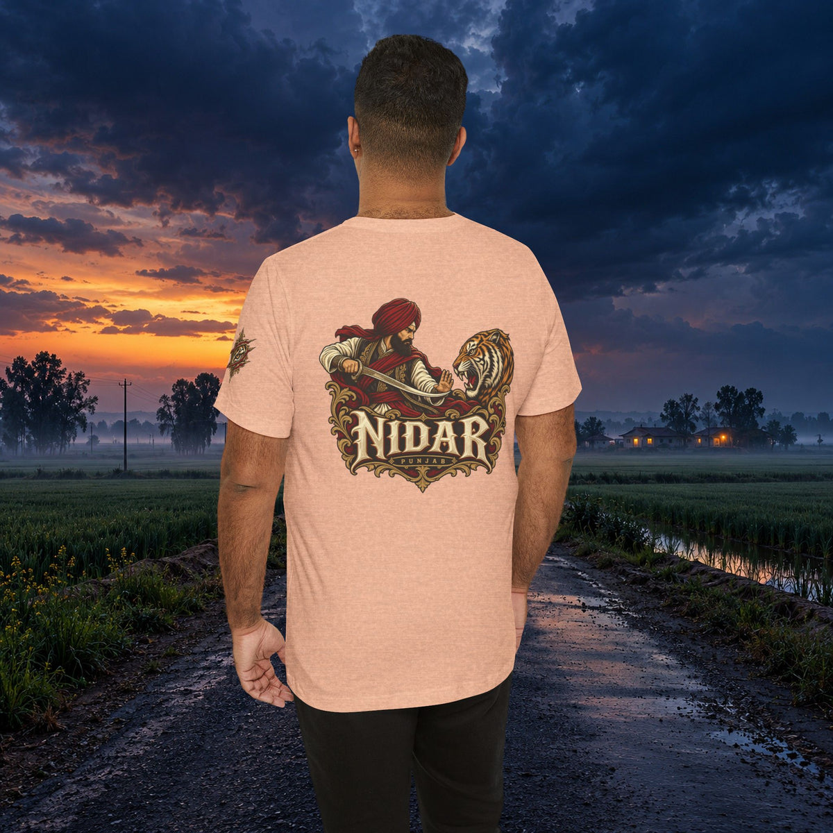 Nidar Viking Tiger Graphic T-Shirt
