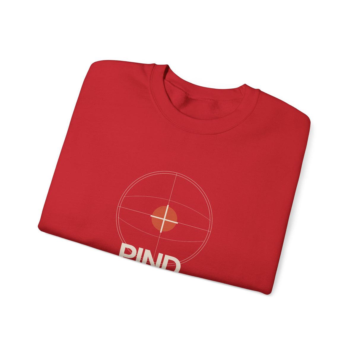 Minimalist 'PIND' Logo Crewneck Sweatshirt