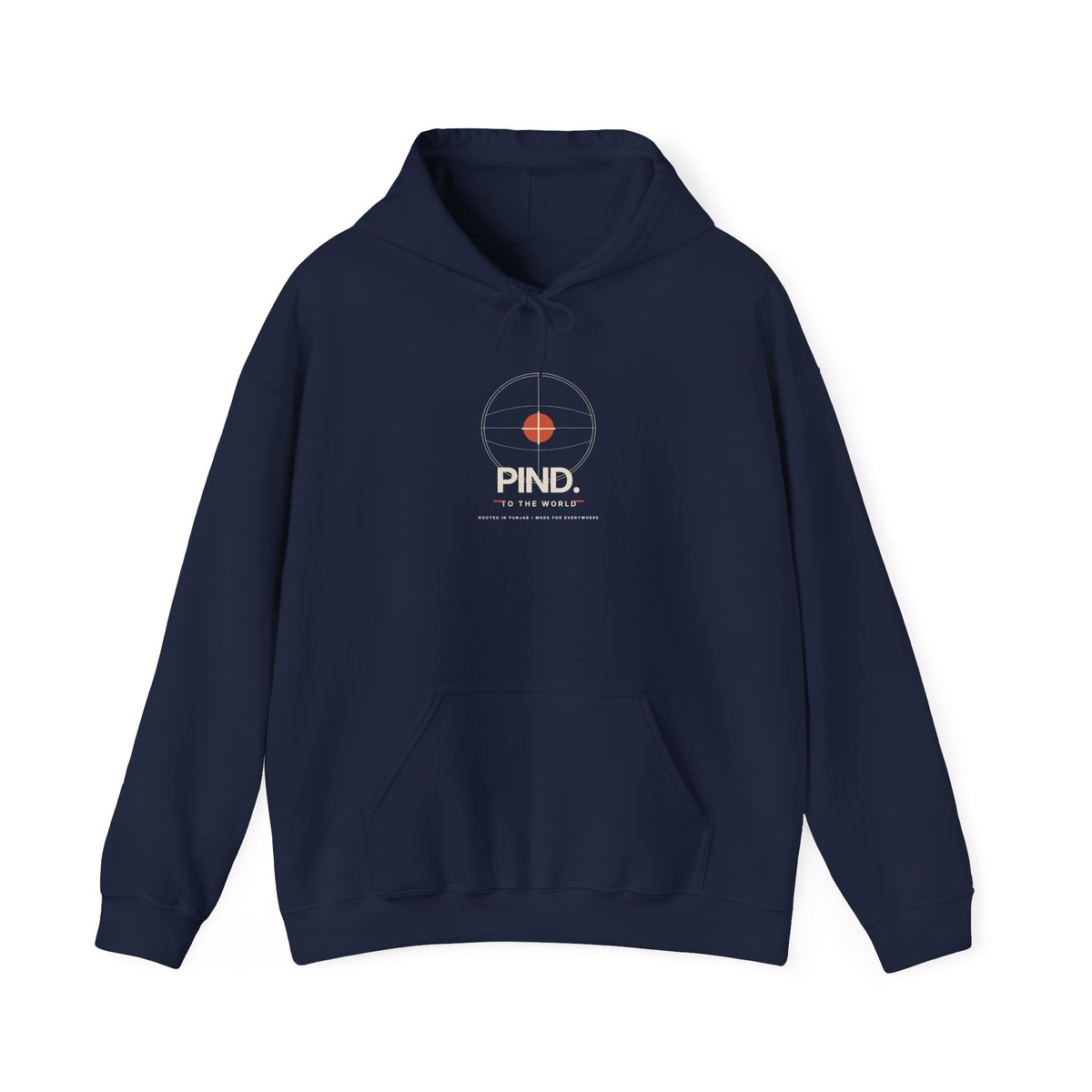 Additional view of PIND. Minimalist Basketball Graphic Hoodie (2)