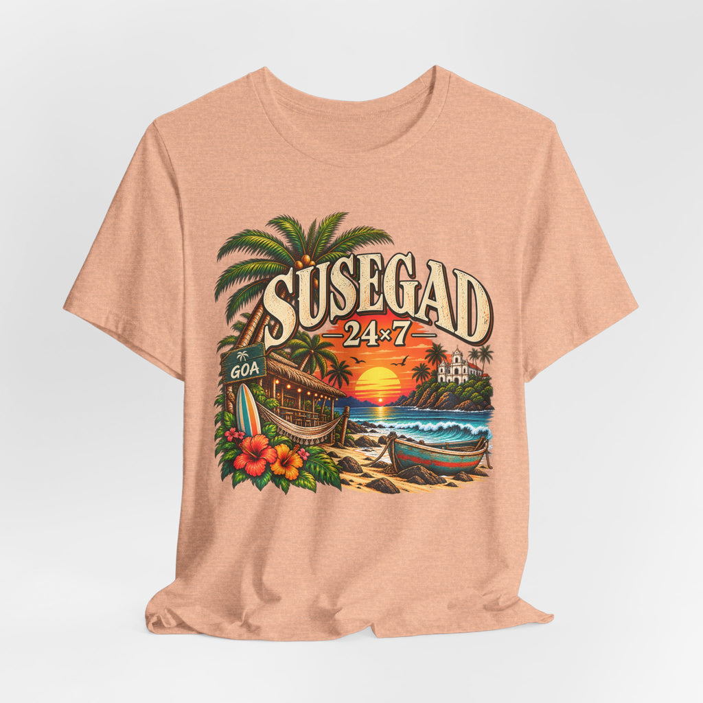 Susegad 24x7 Goa Sunset Jersey T-Shirt