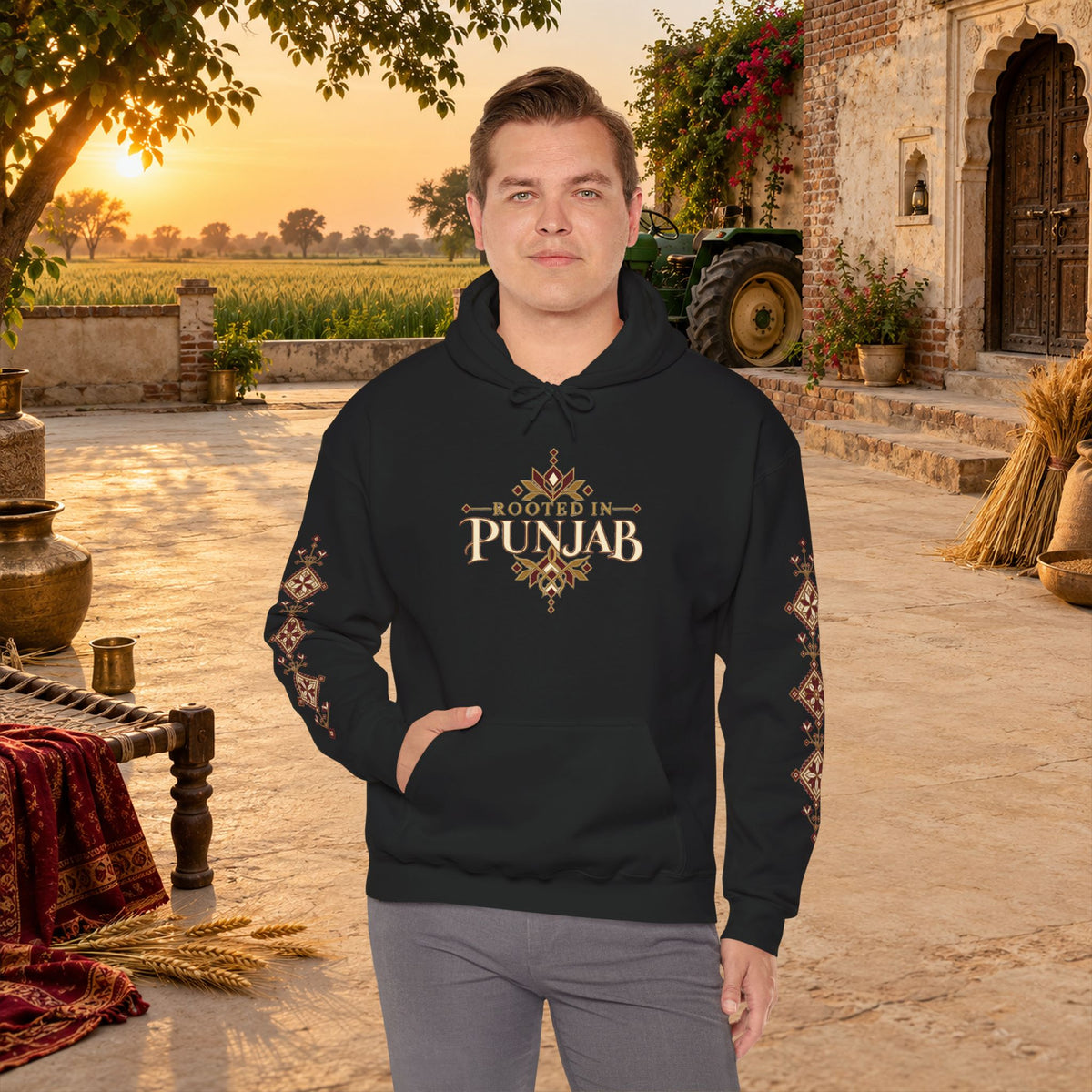 Main product photo of Rooted in Punjab Heritage Hoodie