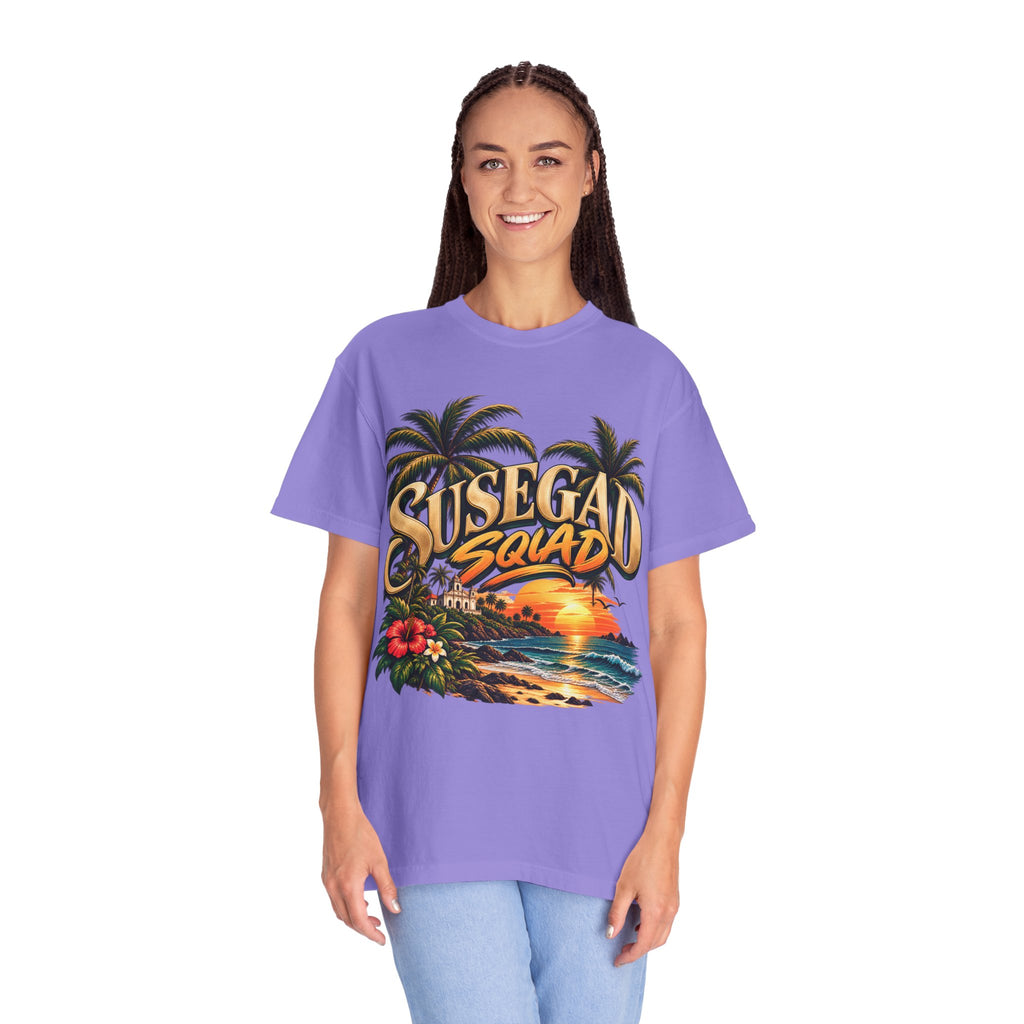 Susegad Squad Sunset Garment-Dyed T-Shirt