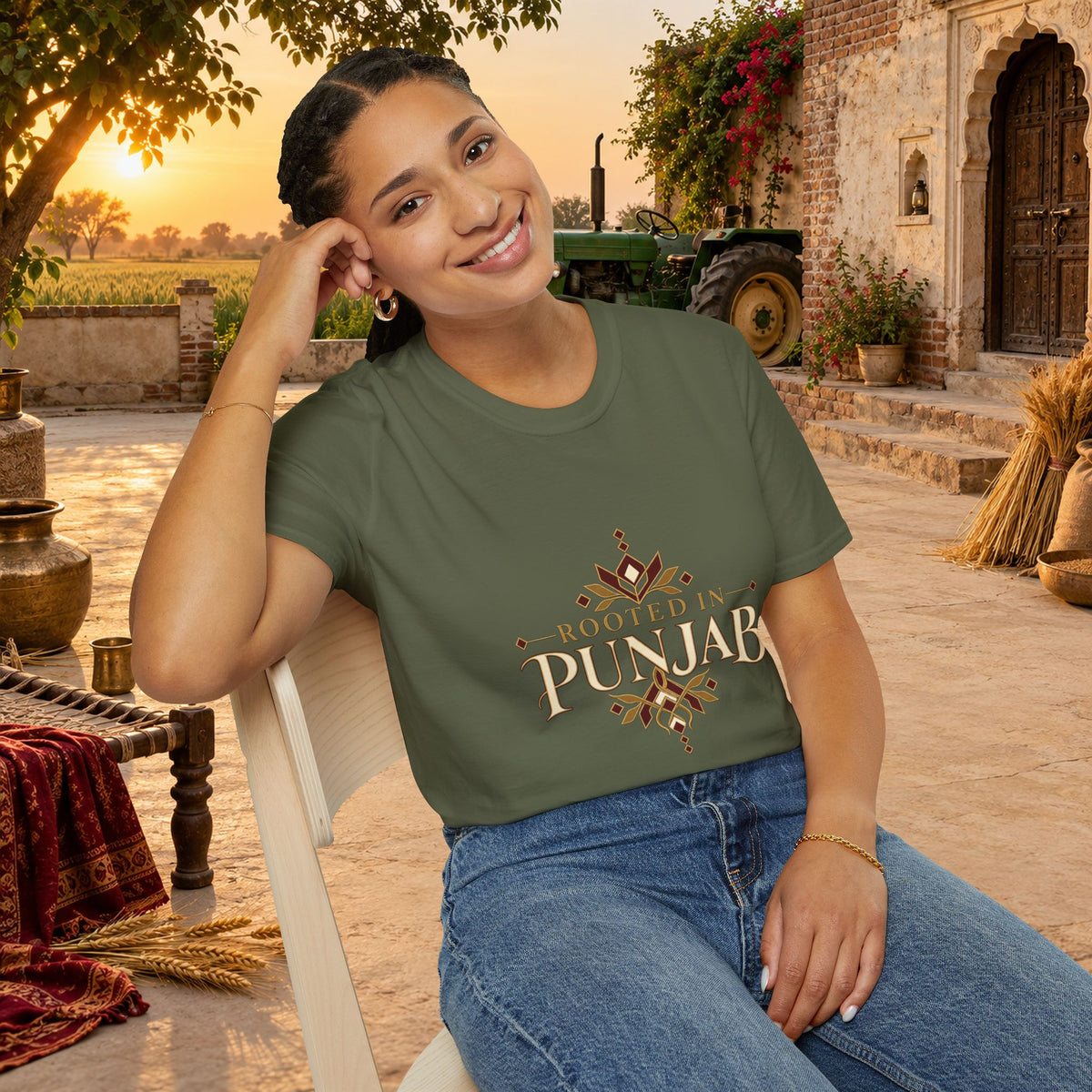 Rooted in Punjab The Root Heritage T-Shirt