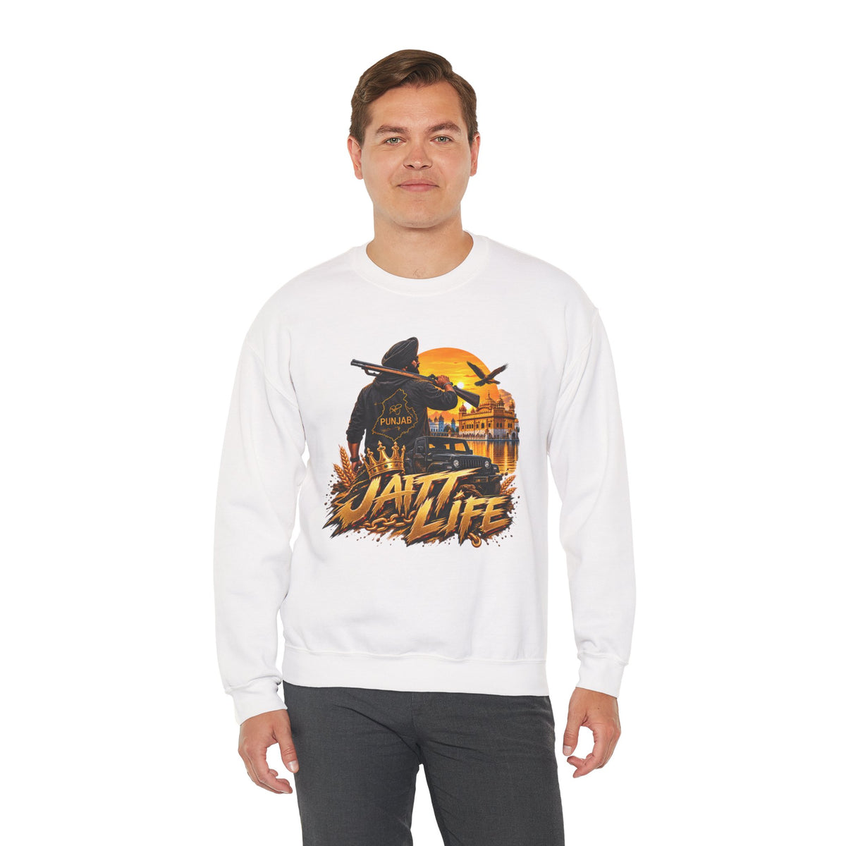 Jail Life Crewneck Sweatshirt – Retro Prison Escape Graphic Pullover