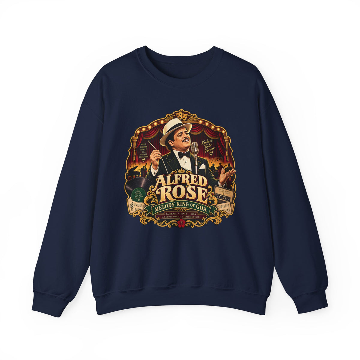 Alfred Rose Vintage Jazz Crewneck Sweatshirt — product image 5