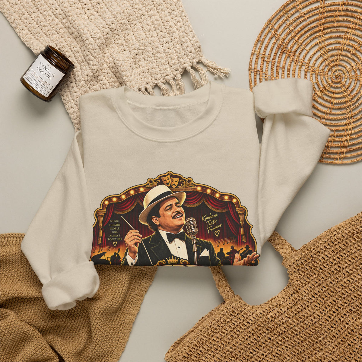 Alfred Rose Vintage Jazz Crewneck Sweatshirt