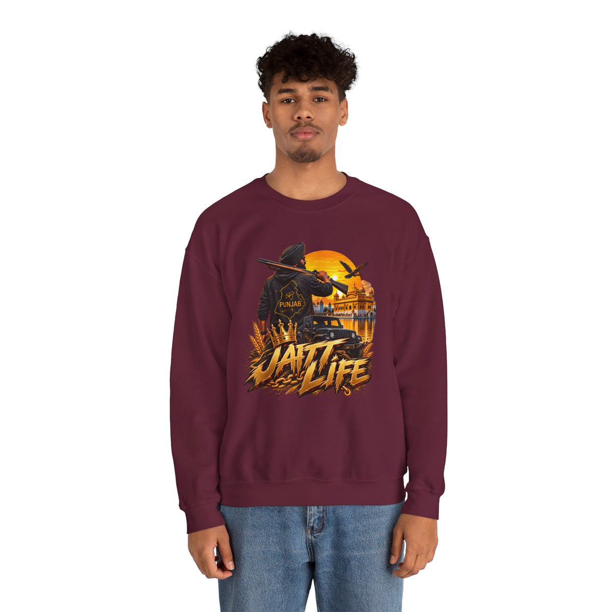 Jail Life Crewneck Sweatshirt – Retro Prison Escape Graphic Pullover