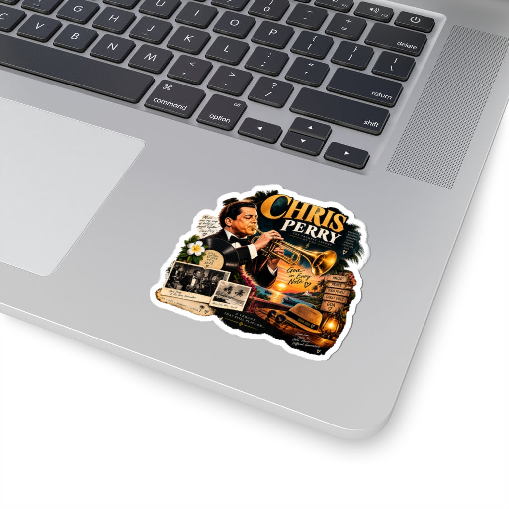 Chris Perry Vinyl Sticker | Vintage Jazz Tribute