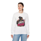 Jatti Energy Punjabi Graphic Crewneck Sweatshirt