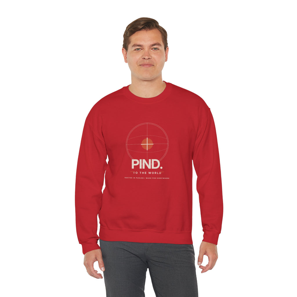 Minimalist 'PIND' Logo Crewneck Sweatshirt