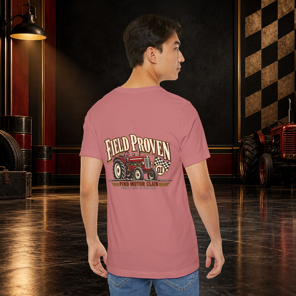 PIND Motor Club Vintage Car Graphic Tee