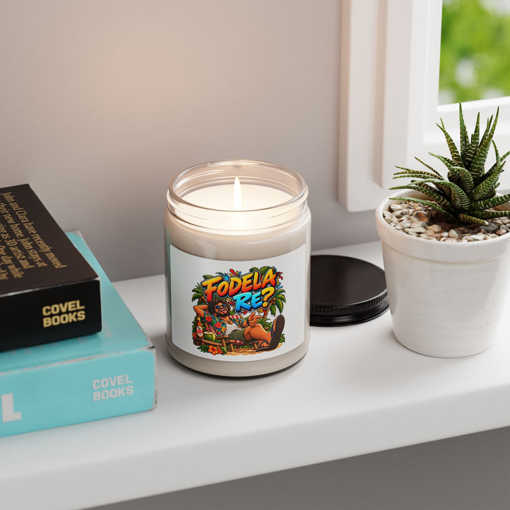 Fodela Re? 9oz Soy Candle | Goan Phrase