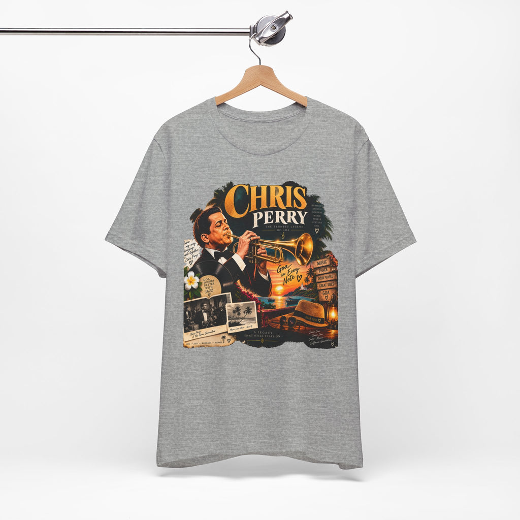 Chris Perry Trumpet Graphic T-Shirt | Retro Music