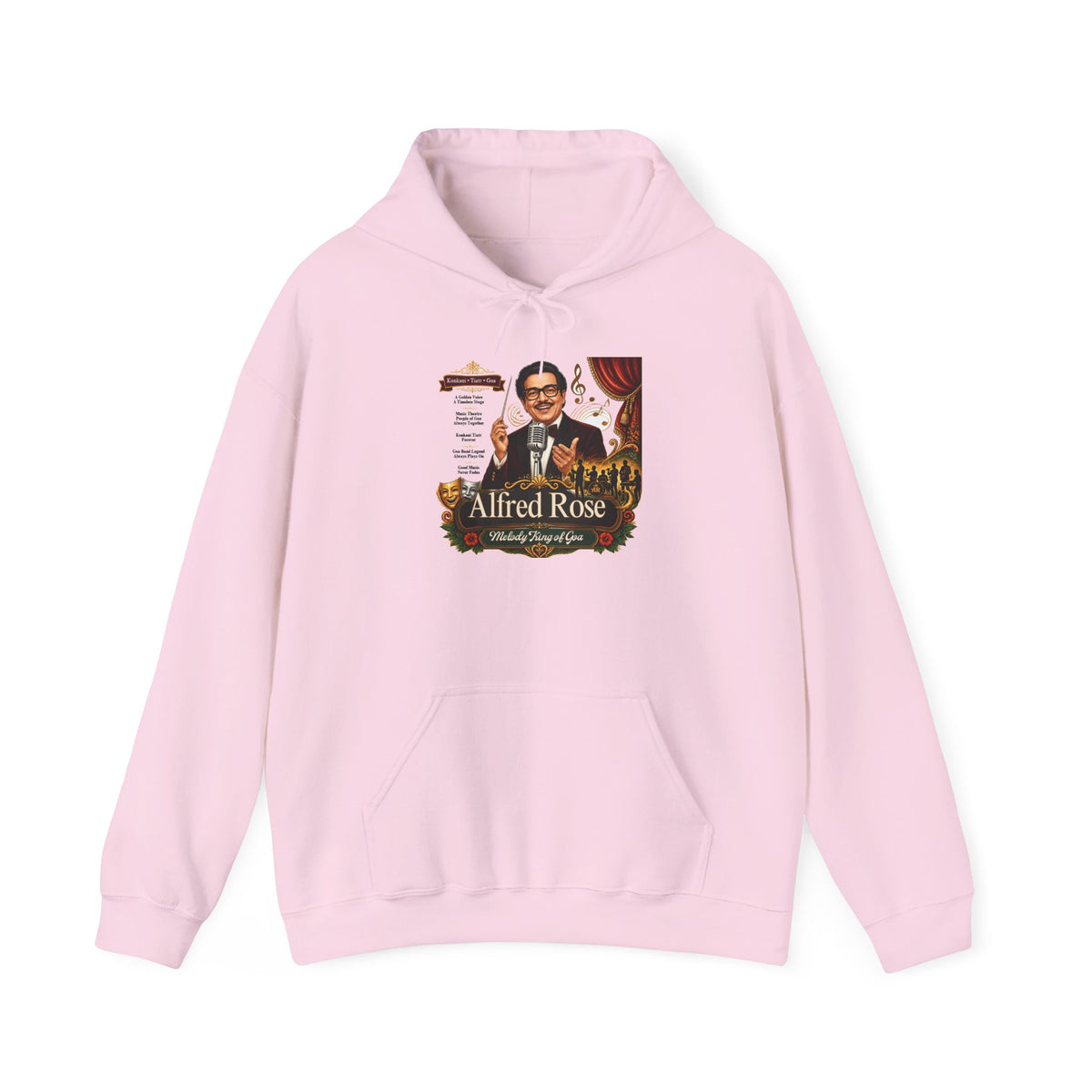 Alfred Rose Hoodie | Vintage Goan Music Tribute