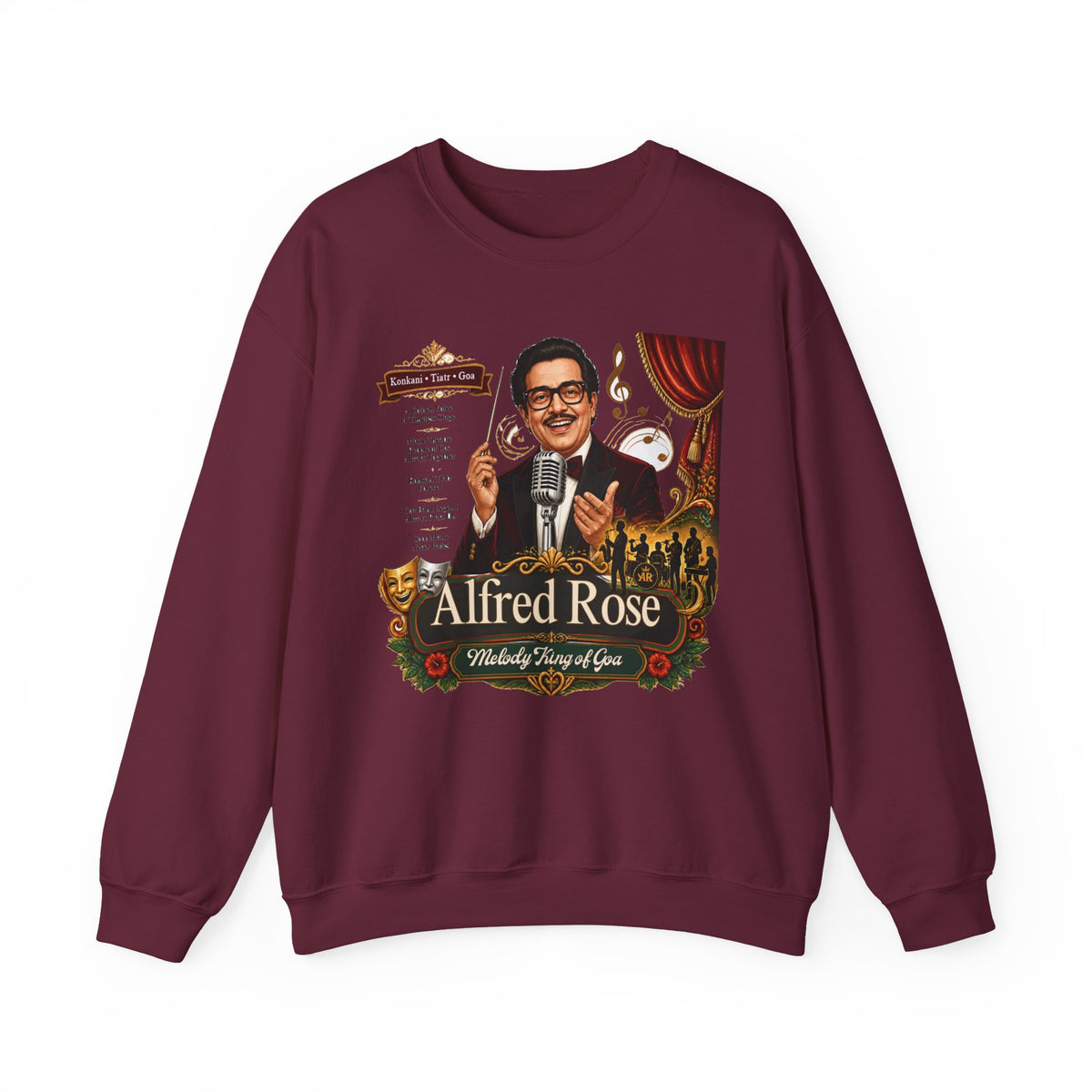 Alfred Rose Vintage Crooner Crewneck Sweatshirt — product image 6