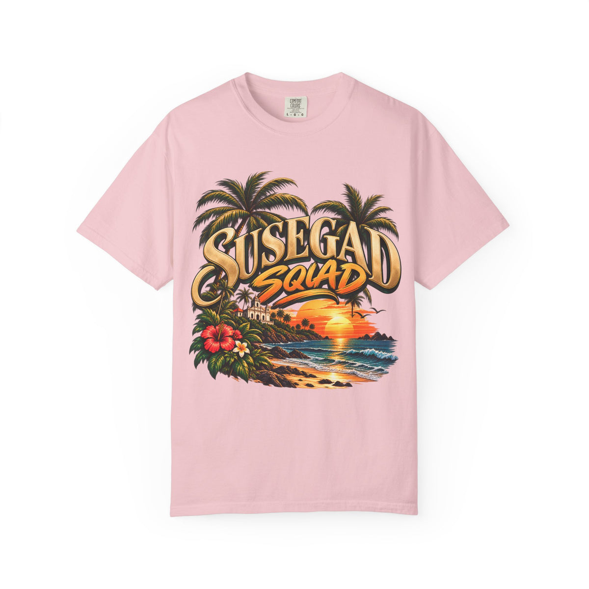 Susegad Squad Sunset Garment-Dyed T-Shirt