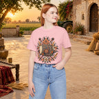 Boho Folk Drum Mandala T-Shirt