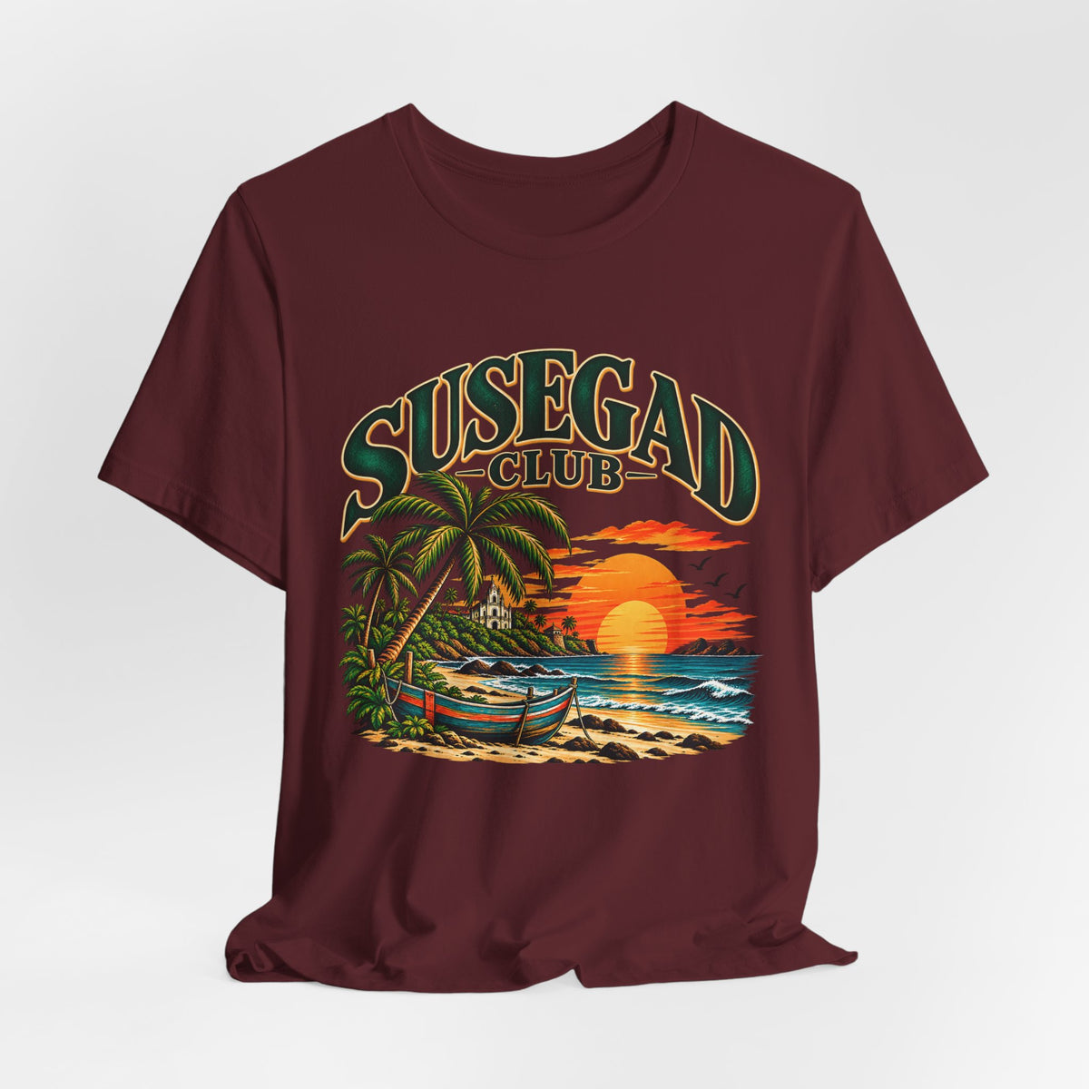 Susegad Club Sunset Beach Jersey T-Shirt
