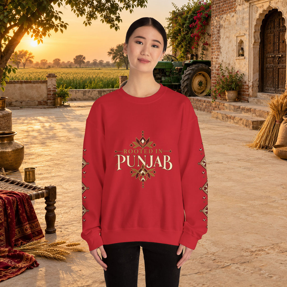 Rooted in Punjab Heritage Crewneck Sweatshirt
