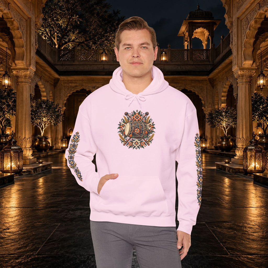 Bohemian Folk Art Drum Hoodie
