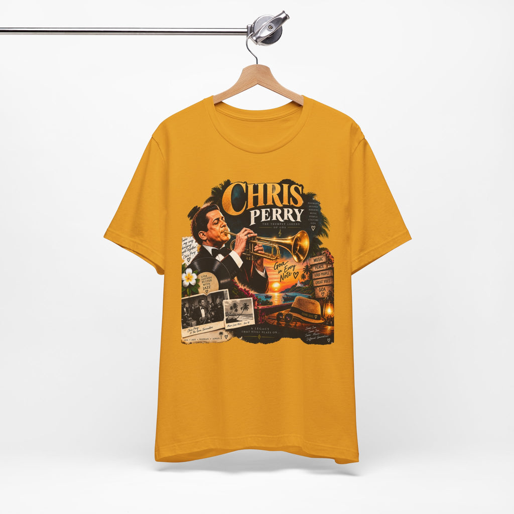 Chris Perry Trumpet Graphic T-Shirt | Retro Music