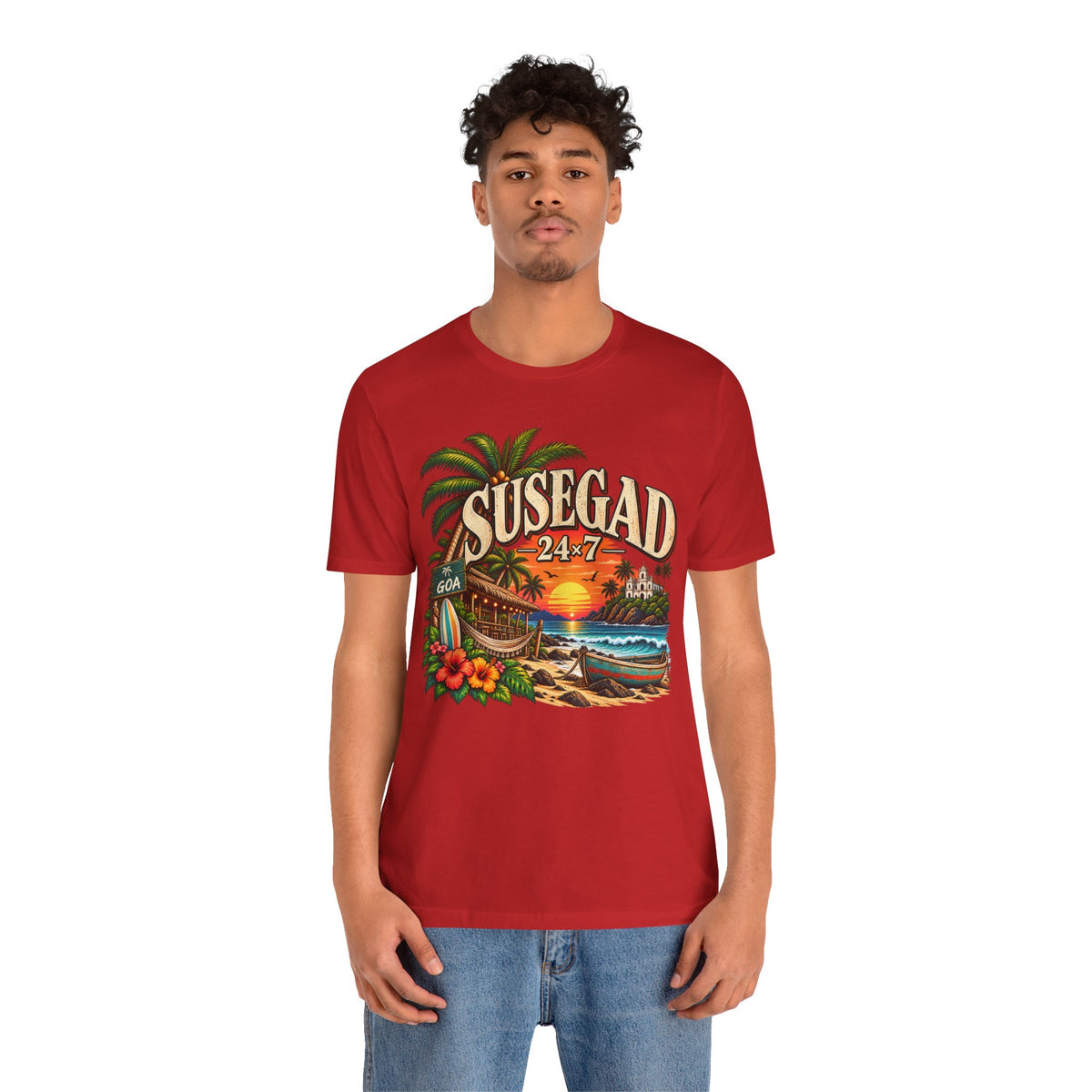 Susegad 24x7 Goa Sunset Jersey T-Shirt