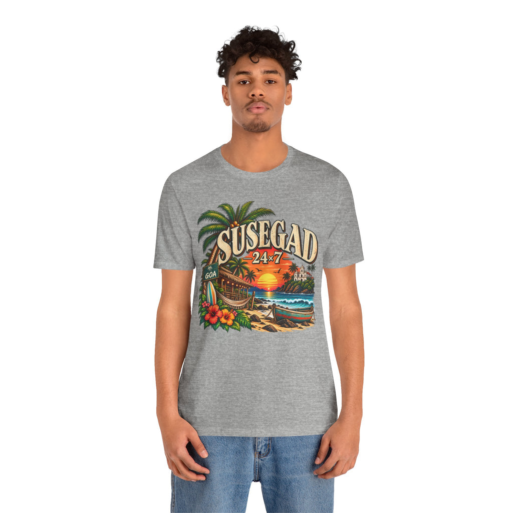Susegad 24x7 Goa Sunset Jersey T-Shirt