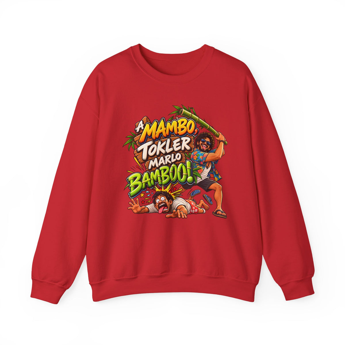A Mambo, Tokler Marlo Bamboo! Goan Heritage Crewneck Sweatshirt