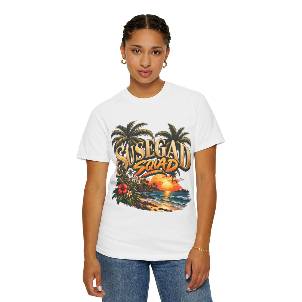 Susegad Squad Sunset Garment-Dyed T-Shirt