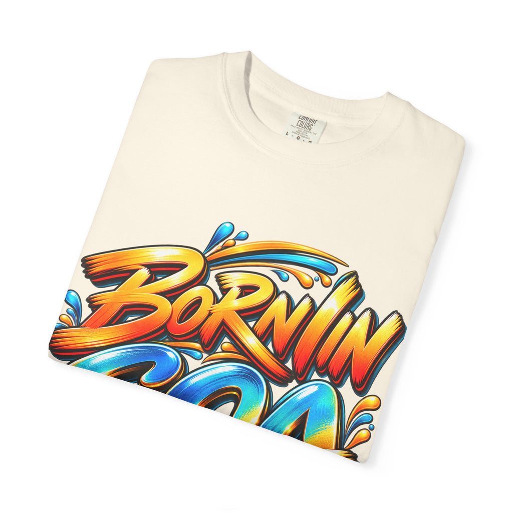 Born in Goa Graphic Tee | Garment-Dyed Cotton T-Shirt