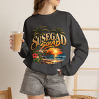Susegad Squad Tropical Sunset Crewneck Sweatshirt
