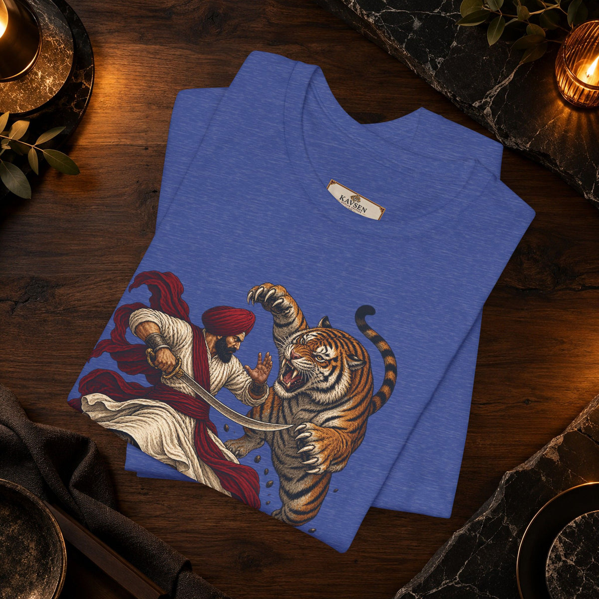Nidar Viking Tiger Graphic T-Shirt