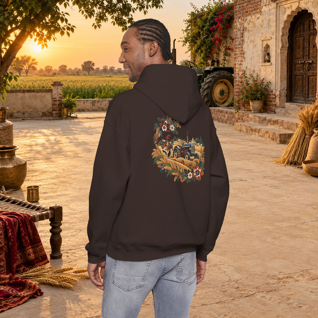 Bohemian Folk Art Drum Hoodie