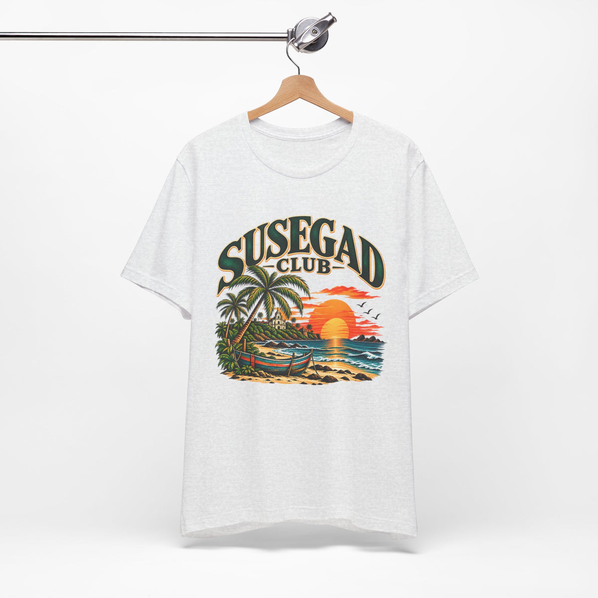 Susegad Club Sunset Beach Jersey T-Shirt