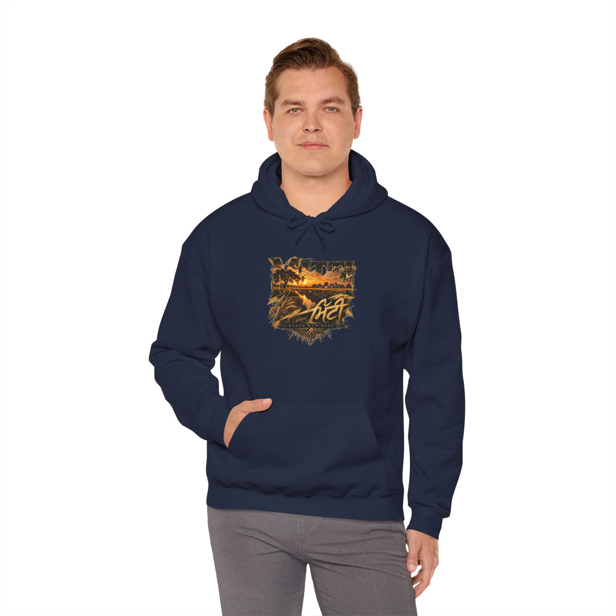 Sunset Surf Graphic Hoodie | Tropical Beach Pullover
