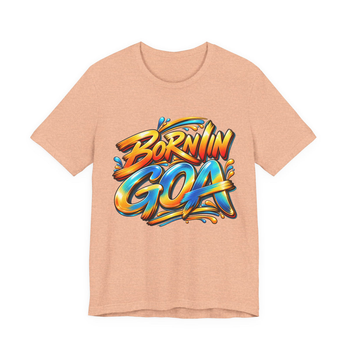 Born in Goa Graphic T-Shirt | Tropical Beach Tee