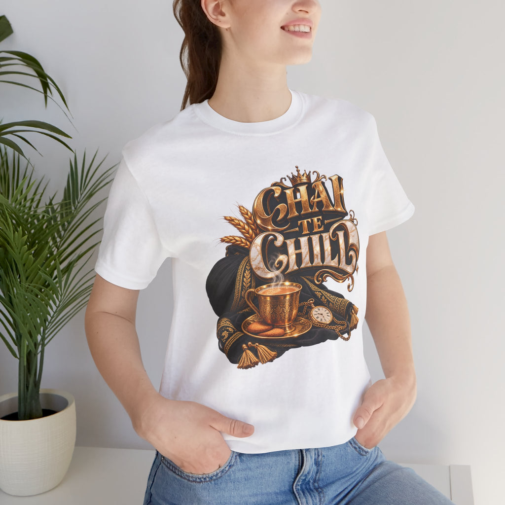 Chai Te Chilli T-Shirt — Vintage Indian Tea Design