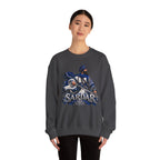 Sardar Warrior Sikh-Inspired Graphic Crewneck Sweatshirt