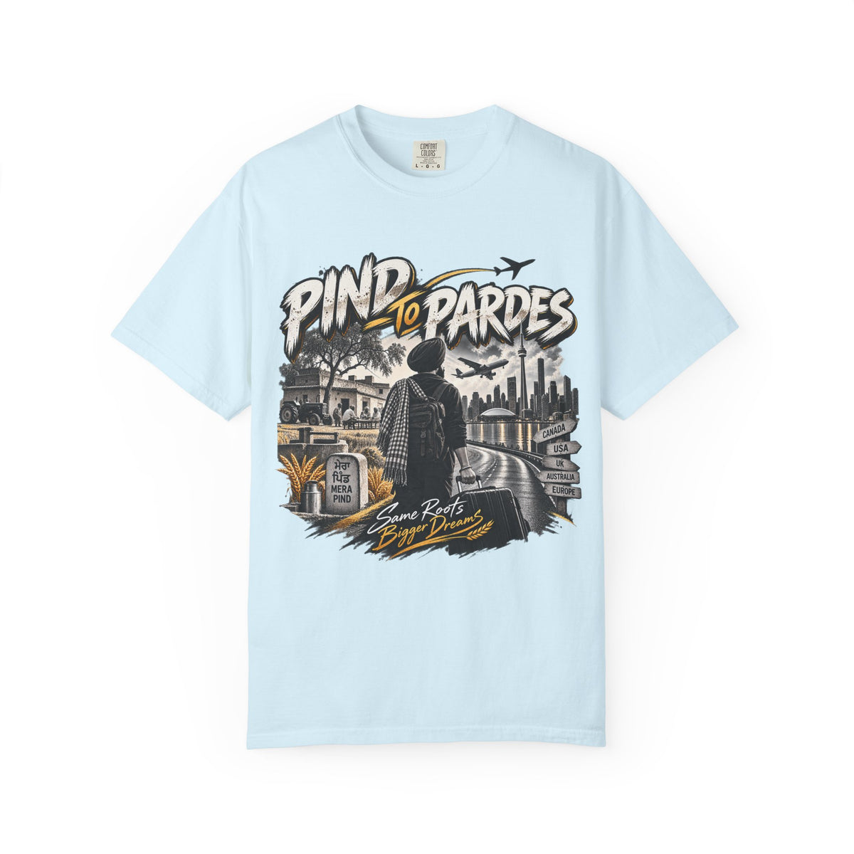 Pindo to Pardes Travel Graphic T-Shirt