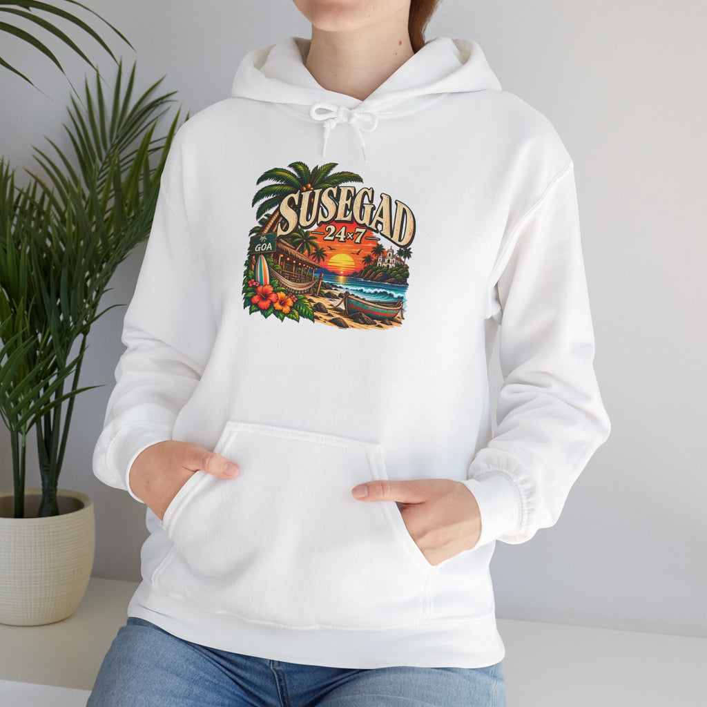 Susegad 24x7 Tropical Sunset Hoodie