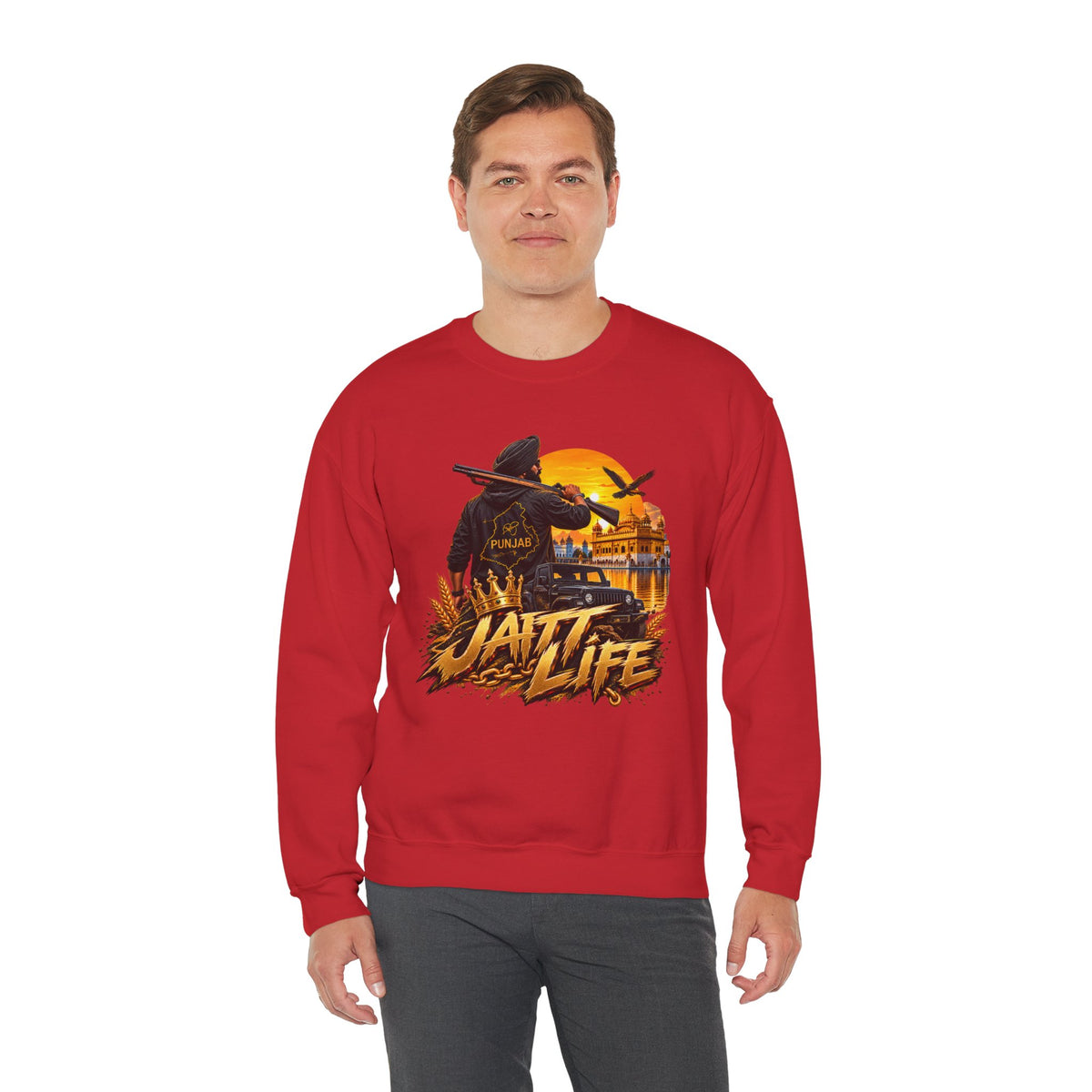 Jail Life Crewneck Sweatshirt – Retro Prison Escape Graphic Pullover