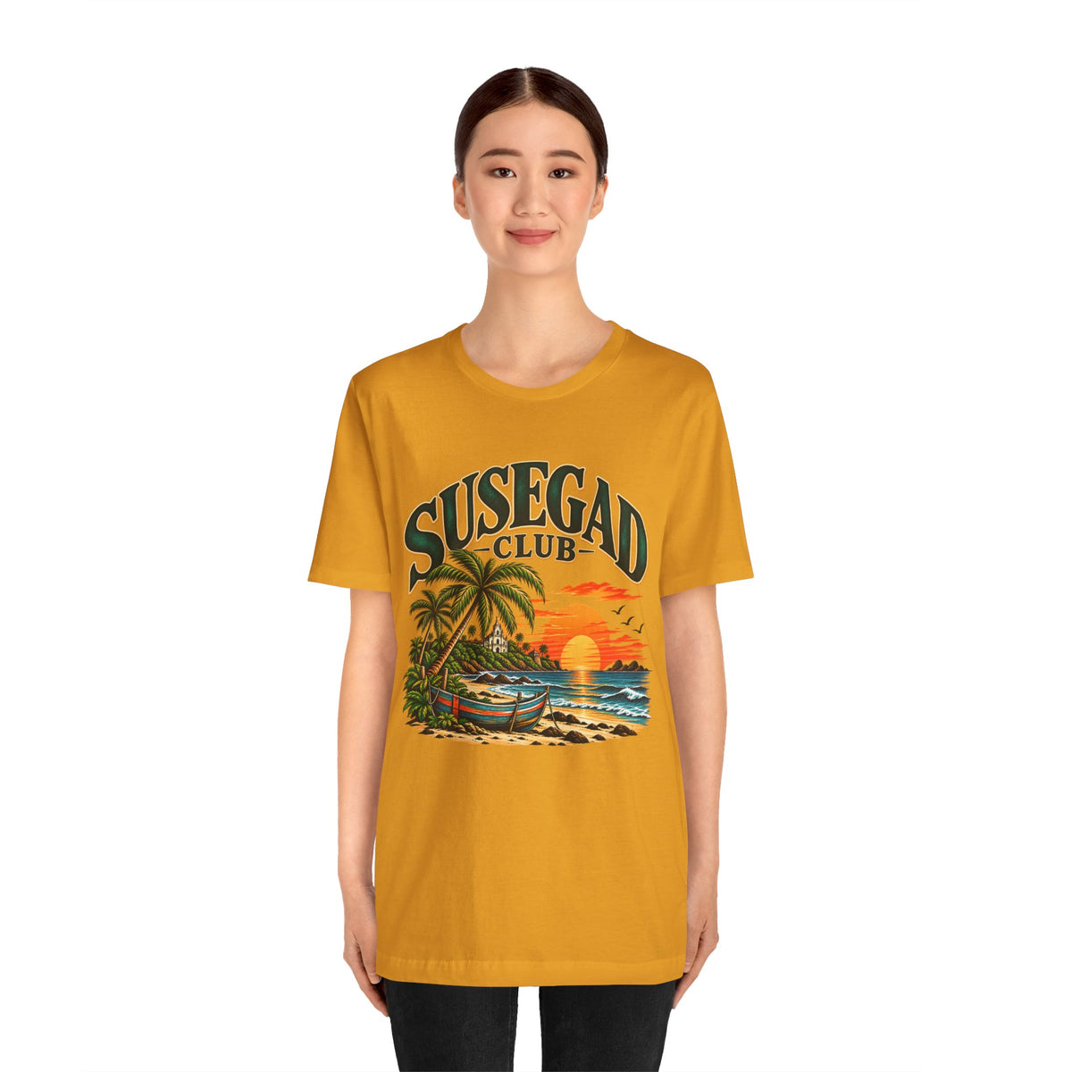 Susegad Club Sunset Beach Jersey T-Shirt