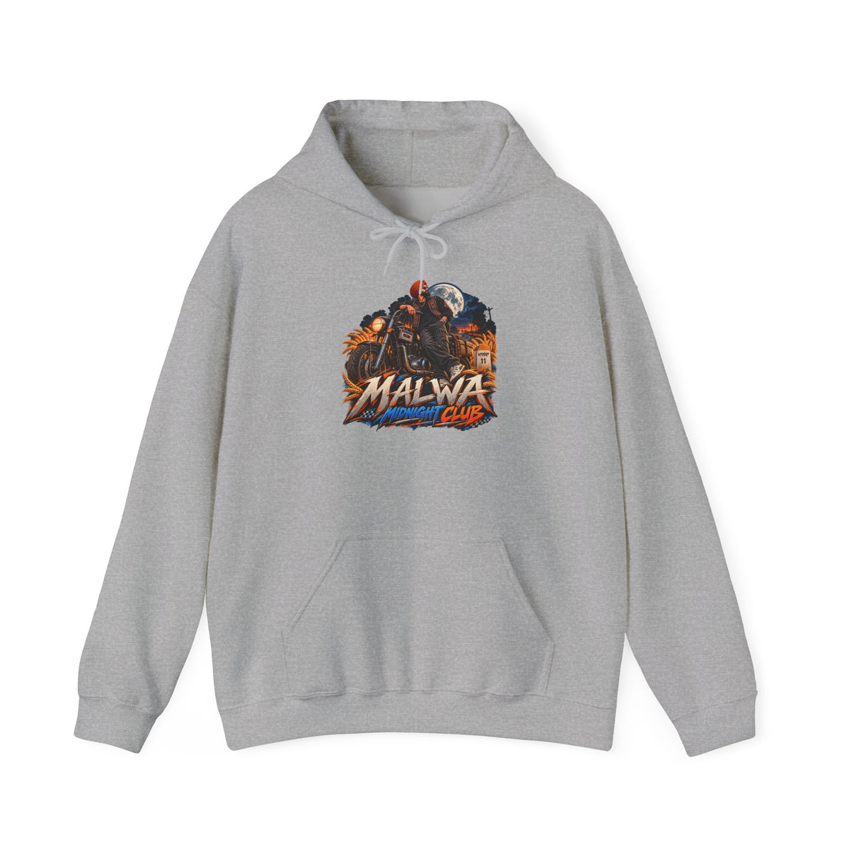 Malwa Motorcycle Graphic Hoodie – Punjabi Biker Streetwear — product image 5